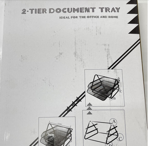 2-Tier document Tray WB 02002B