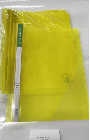 Yellow Document Wallets Plastic Storage Folder Paper WB3200