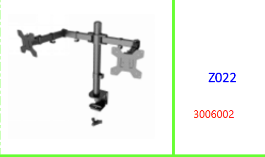 Desktop Clamp Computer  Monitor Dual Mount 15-33  Inch