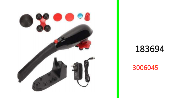 Rechargeable Cordless Vibrating  Percussion Massager