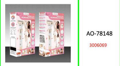 Aorlis 4 in 1 Ladies Shaving  grooming Kit