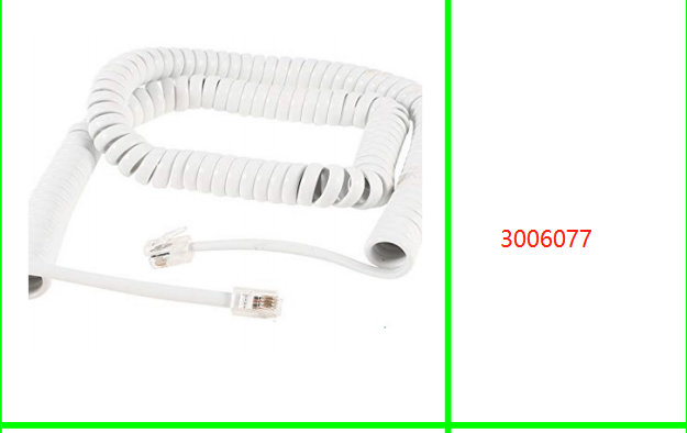 5M Black or White Telephone  Replacement Wire