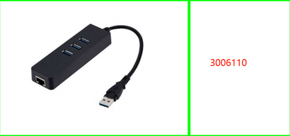 High Speed 3 Ports USB 3.0 Gigabit  Ethernet Lan RJ45