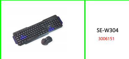 Aerbes 2.4GHz Ultra-Thin Mini Wireless  Keyboard And Mouse Set