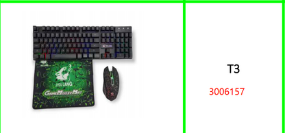 Wireless 2.4GHZ Keyboard, Mouse and  Mousepad Set