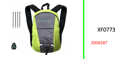 15Ltr Reflective Sports Bag With LED  Indicator And Remote Control