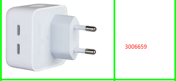 35W Dual Type C PD Power Adapter