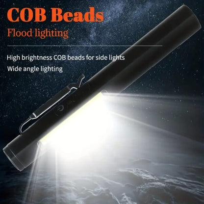 Aerbes AB-SD35 Magnetic Slim 800mah Battery LED + COB Mini Torch