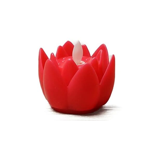 LED Tea Candle Lotus Shape Flower Light Pack of 6