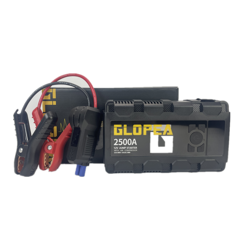 GLOPEA Jump Starter with Air Compressor, 2500A Car Battery Booster Pack