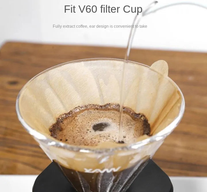 Coffee Drip Filter Paper V-Shaped Drip