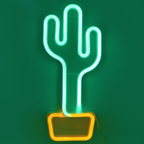 FA-A38 Plant Pot Cactus Neon Sign