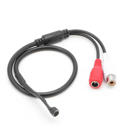 Sensitive Audio Pickup  Microphone Cable For CCTV  Security Monitor