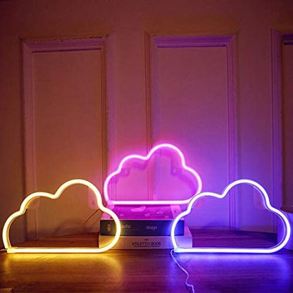 FA-A4 Floating Cloud Light Neon Sign USB And Battery Operated