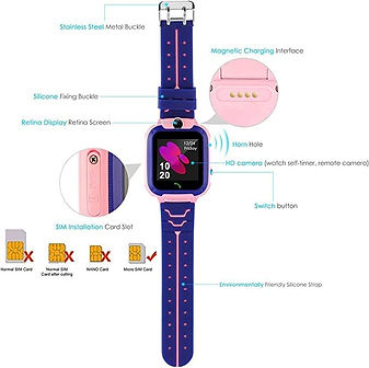 Kids Touchscreen Smart Watch