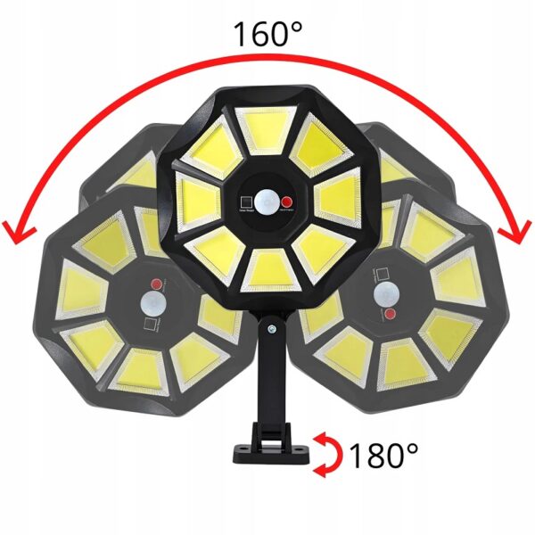 Aerbes AB-TA143-1 Solar Powered 168 COB Sensor Street Light