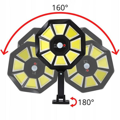 Aerbes AB-TA143-1 Solar Powered 168 COB Sensor Street Light