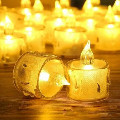 Battery Operated Smokeless Candles Pack Of 24