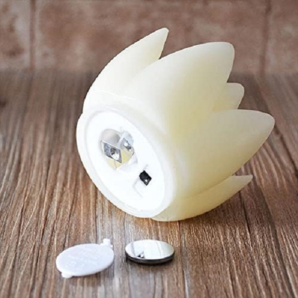 LED Tea Candle Lotus Shape Flower Light Pack of 6