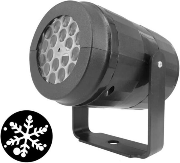 FA-W886-3-16 360 Degree Rotation Snowflake Projector Light