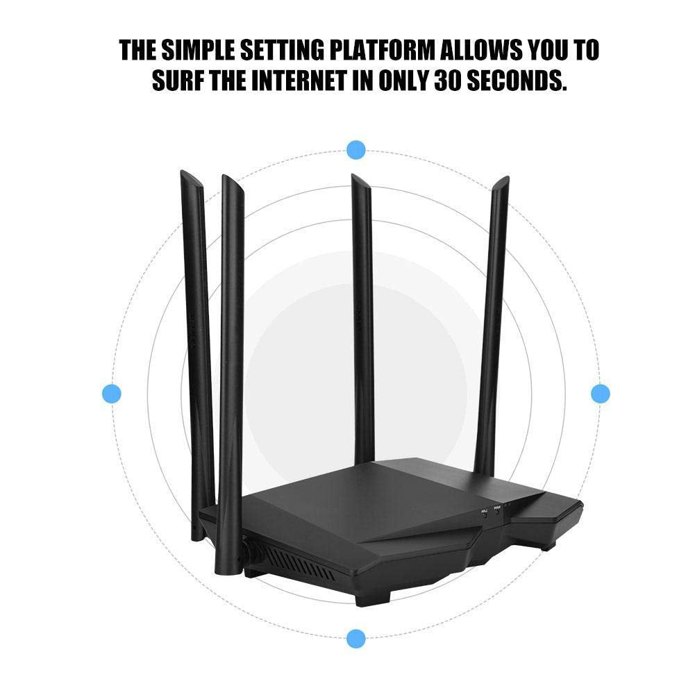 Tenda 5 Antenna AC1200 Smart  Dual Band Wifi Router