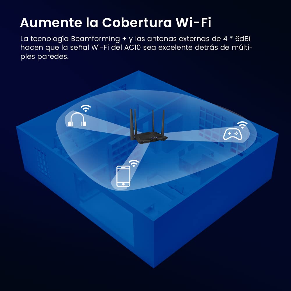 Tenda AC1200 Smart Dual Band  Wifi Router