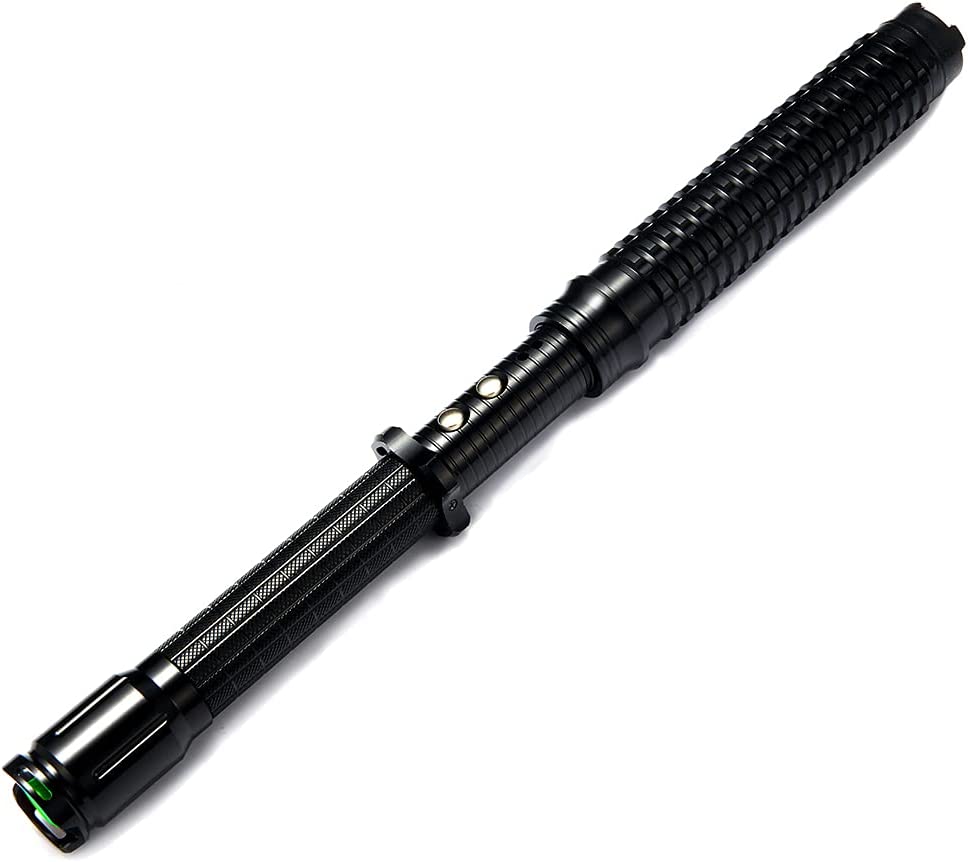 FA-HY-X10 Rechargeable Stun Gun Telescopic Baton Cree LED Flashlight