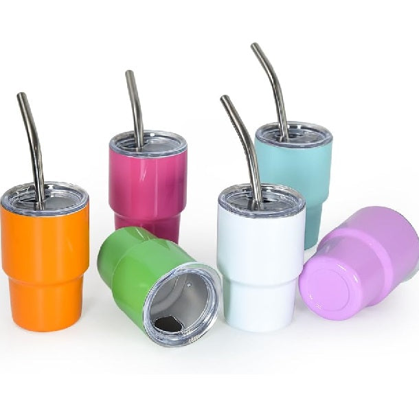 Jiageng JG20375282 Pack Of 6 Mini Sippy Cup With Straw