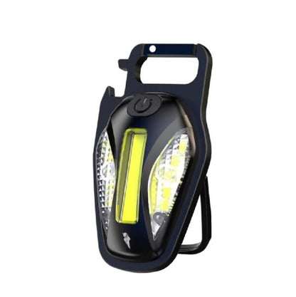 Aerbes AB-YJ11 Rechargeable Magnetic LED + COB Keychain Torch With Carabiner Hook