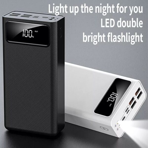 SOVO 40000mAh Power Bank  With Four USB Output And LED  Flashlight