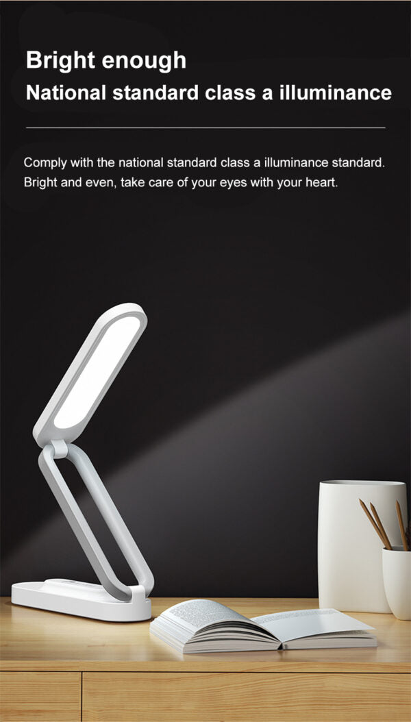 USB Rechargeable Portable Folding  Desk Lamp 12 LED