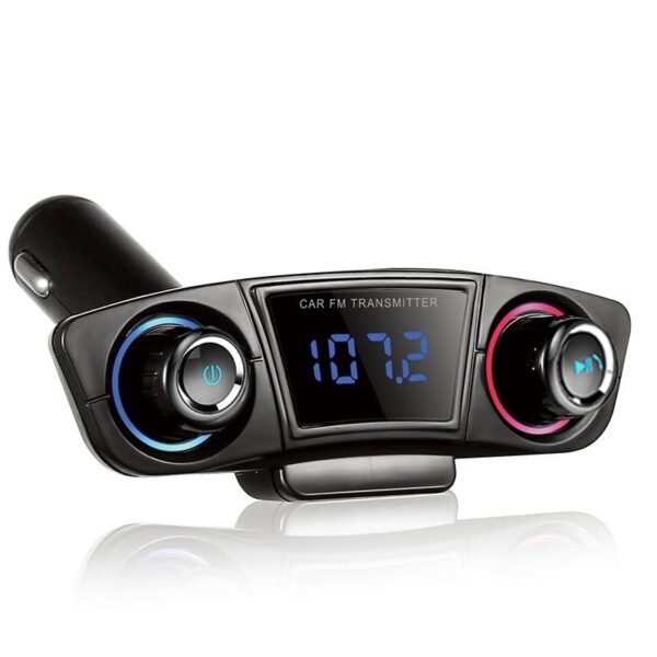 Aerbes Car Bluetooth FM  Modulator 3.1A with 2 USB Ports