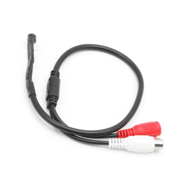 Sensitive Audio Pickup  Microphone Cable For CCTV  Security Monitor