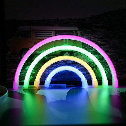 FA-A28 4 Colours Rainbow Neon USB/Battery Powered Light