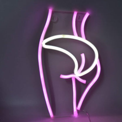 FA-A61 Lady’s Behind Silhouette Neon Sign USB And Battery Operated