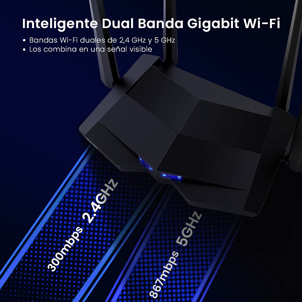 Tenda AC1200 Smart Dual Band  Wifi Router