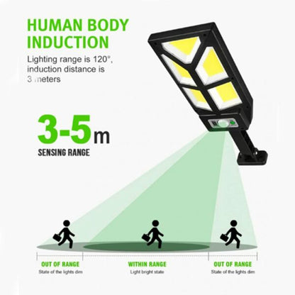 FA-1912B Solar Powered COB Street Lamp With Remote Control