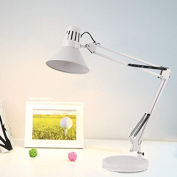 PM-078 Desk Lampshade With Extendable Arm And E27 Base Holder