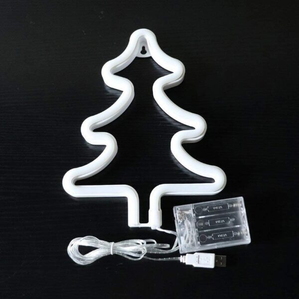 FA-A15 Christmas Tree Neon Sign Lamp USB And Battery Operated