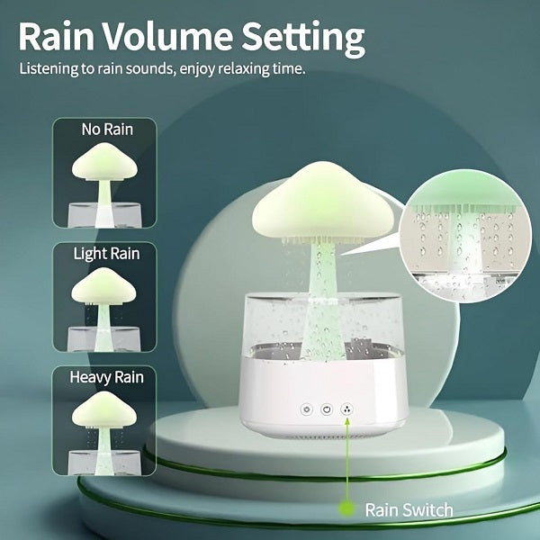 Aerbes AB-XX04 450ML Rain Cloud Humidifer With 7 Colour Night Light