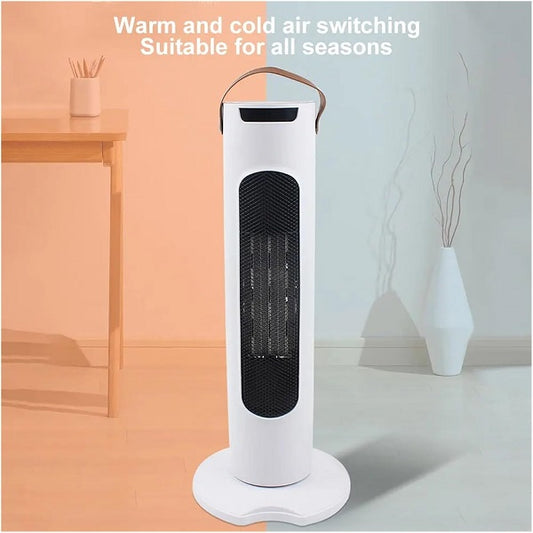 B01 Tower Vertical LED Digital Display Heater 51.5CM With Handle And; Touch Buttons + Remote Control