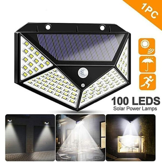 Wolulu Solar Powered LED Wall Light  100LED