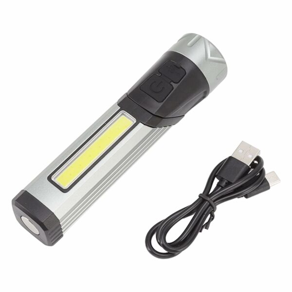 Aerbes AB-SD44 Rechargeable 90 Degree Angle LED + COB Flashlight