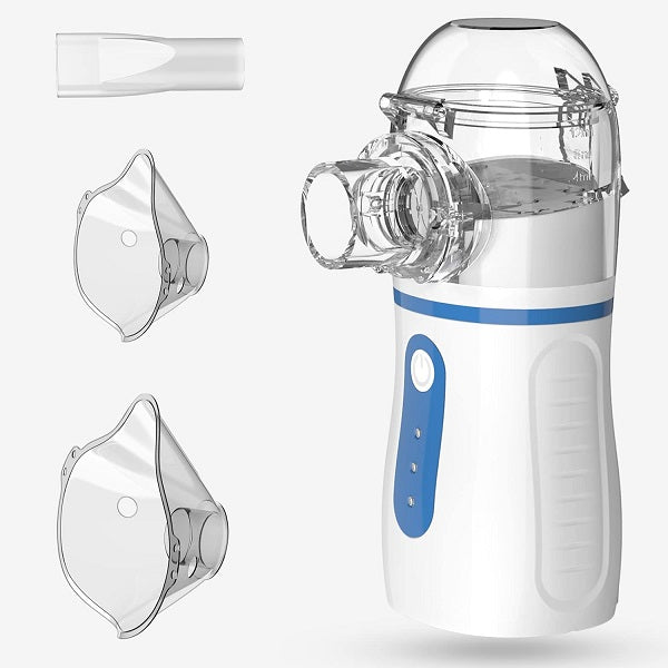 Mesh JG20375368 Portable And Low Noise Inhaler Nebulizer With Mouthpiece And 2 Masks