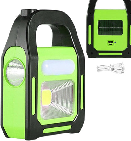 Aerbes AB-TY53 Rechargeable Solar Powered LED + COB Emergency Work Light 5W