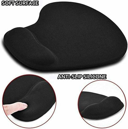 Mouse Pad With Silicone Gel Wrist  Support