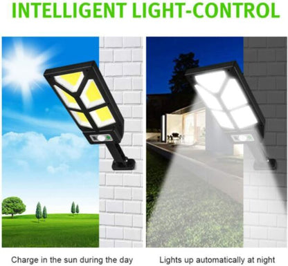 FA-1912B Solar Powered COB Street Lamp With Remote Control