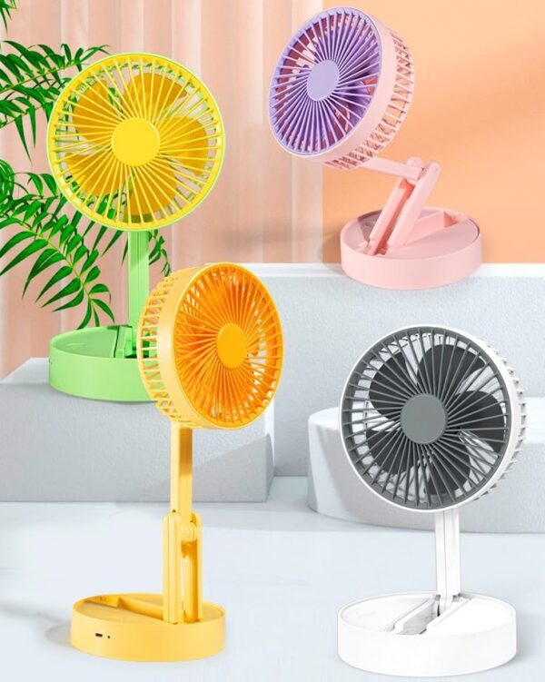 Adjustable Portable Rechargeable Mini  fan with 3 Wind Speed