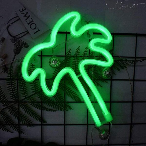 FA-A22 Palm Tree Neon Sign Lamp USB And Battery Operated