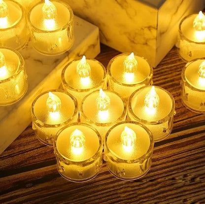 Battery Operated Smokeless Candles Pack Of 24